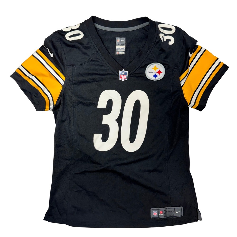 Nike Pittsburgh Steelers James Conner 30 Jersey Womens Medium Black 472957-010